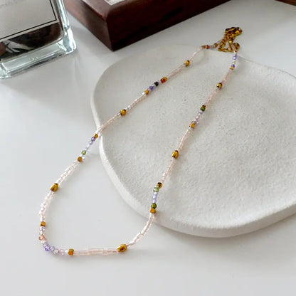 Collier de perles en pierre naturelle