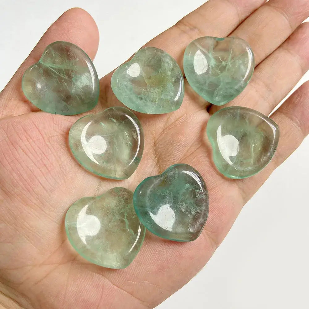Heart Hand Stone Massage Set – Relaxation in Your Palm - Gems Ritual