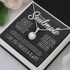 Elegant Gift Necklace: Round Zircon Pendant in Luxury Box - Gems Ritual