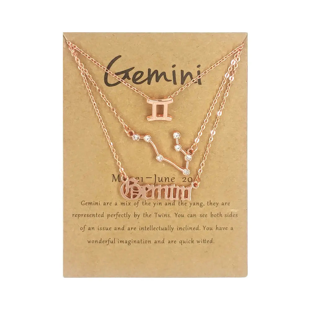Birthstone Necklaces – Modern Design with Astrological Charms - Gems Ritual