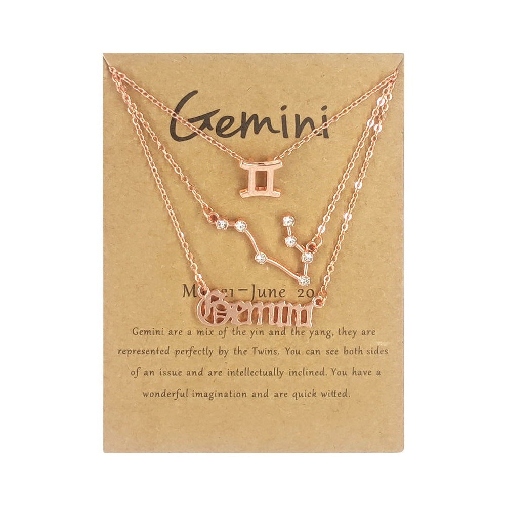 Modern Design Ethnic Letter Necklaces Collection Gems Ritual