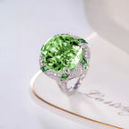 Natural Peridot Jewelry Set – Pendant and Ring for Special Occasions - Gems Ritual
