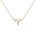 Celestial Diamond Zodiac Necklace – Astrology Sign Jewelry Gift - Gems Ritual