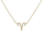Celestial Diamond Zodiac Necklace – Astrology Sign Jewelry Gift - Gems Ritual