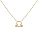 Celestial Diamond Zodiac Necklace – Astrology Sign Jewelry Gift - Gems Ritual