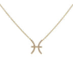 Celestial Diamond Zodiac Necklace – Astrology Sign Jewelry Gift - Gems Ritual