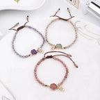 Adjustable Natural Crystal Quartz Bracelet – Graceful and Versatile Gems Ritual