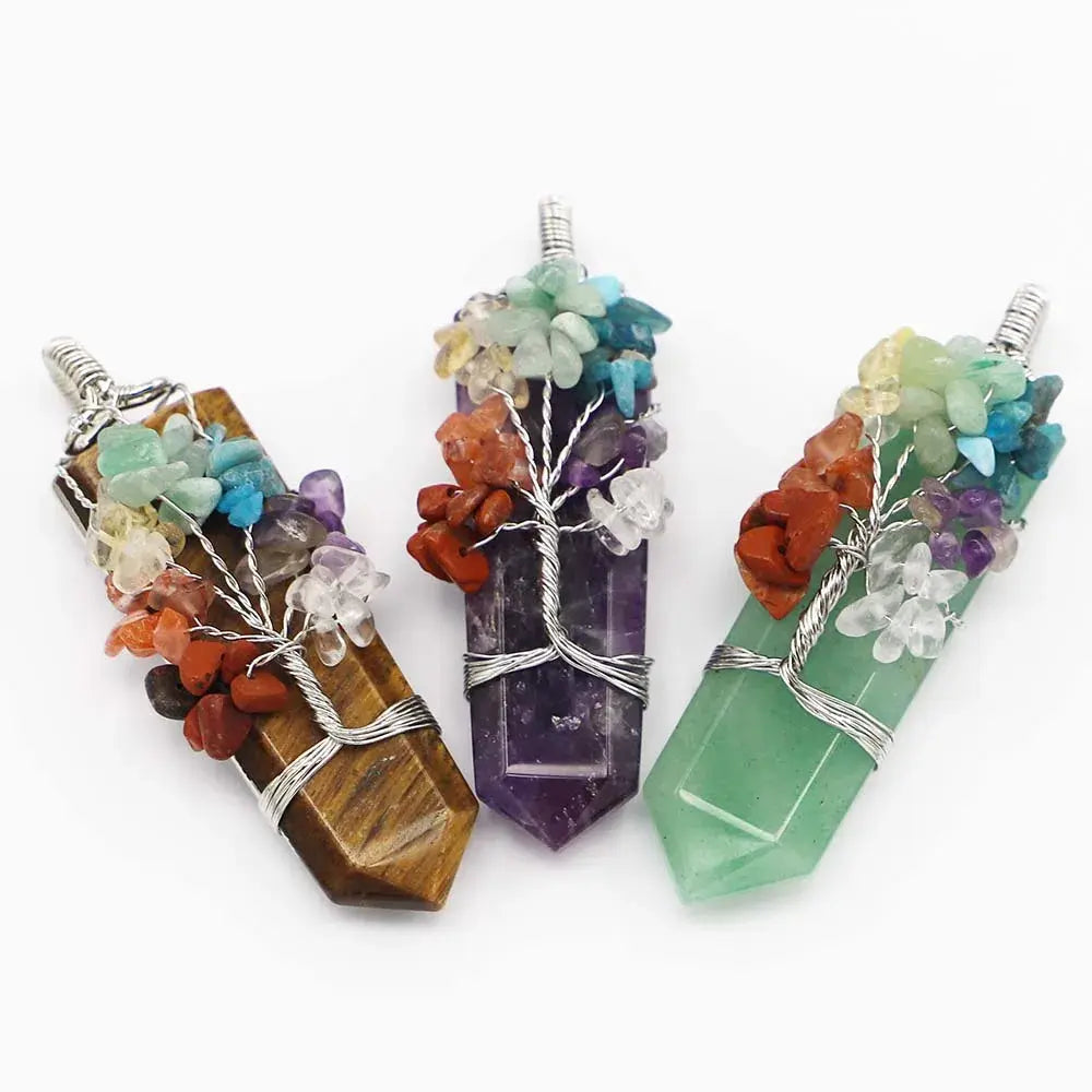 Nature’s Essence Crystal Necklace – A Fusion of Beauty & Energy Gems Ritual