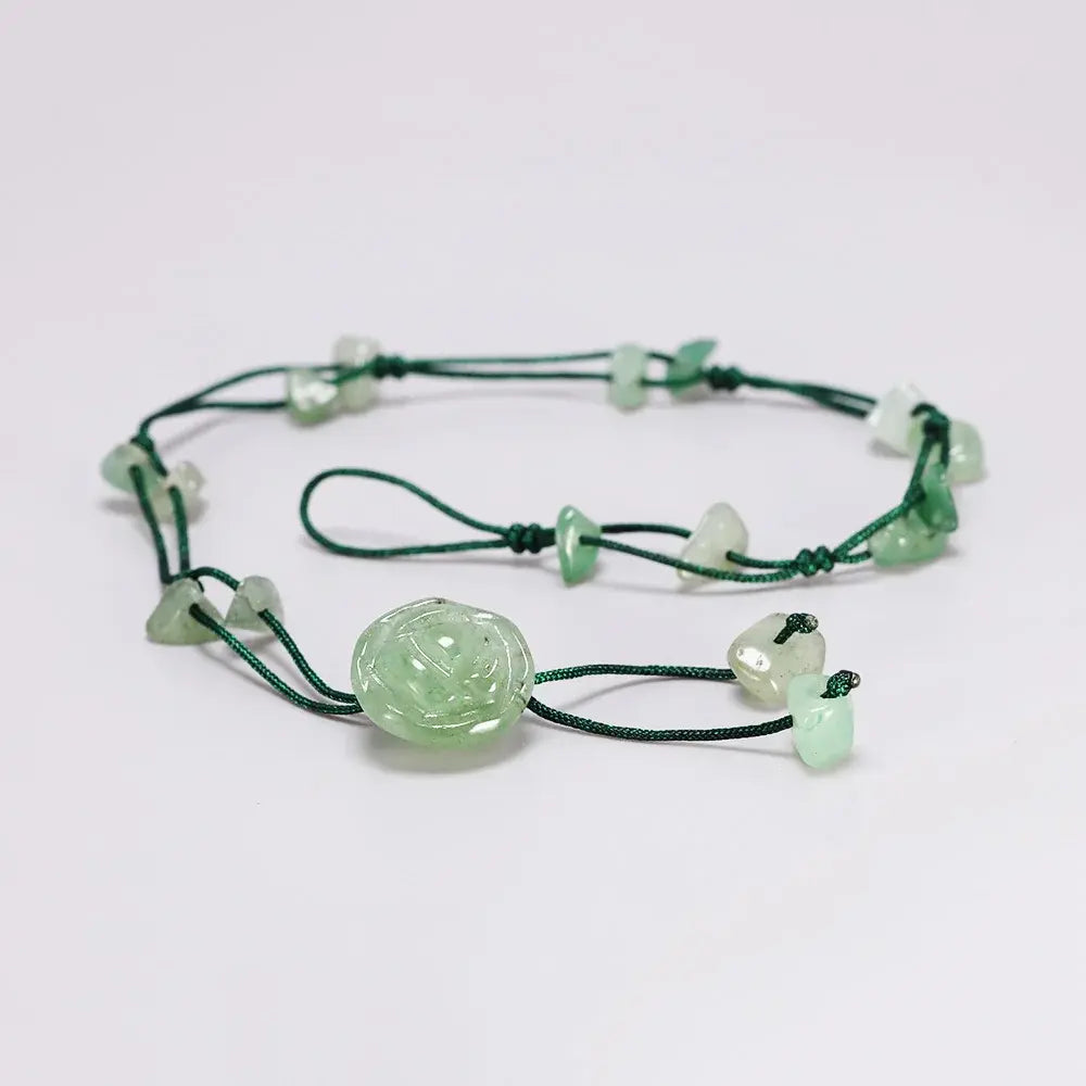 A Chic Crystal Anklet Infused with Healing Energy Gems Ritual