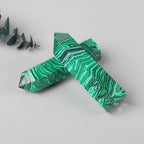 Striped Green Crystal Tower – A Natural Energy Enhancer - Gems Ritual