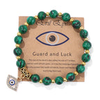 Unisex Agate Bead Bracelet – Elegance with a Touch of Energy - Gems Ritual