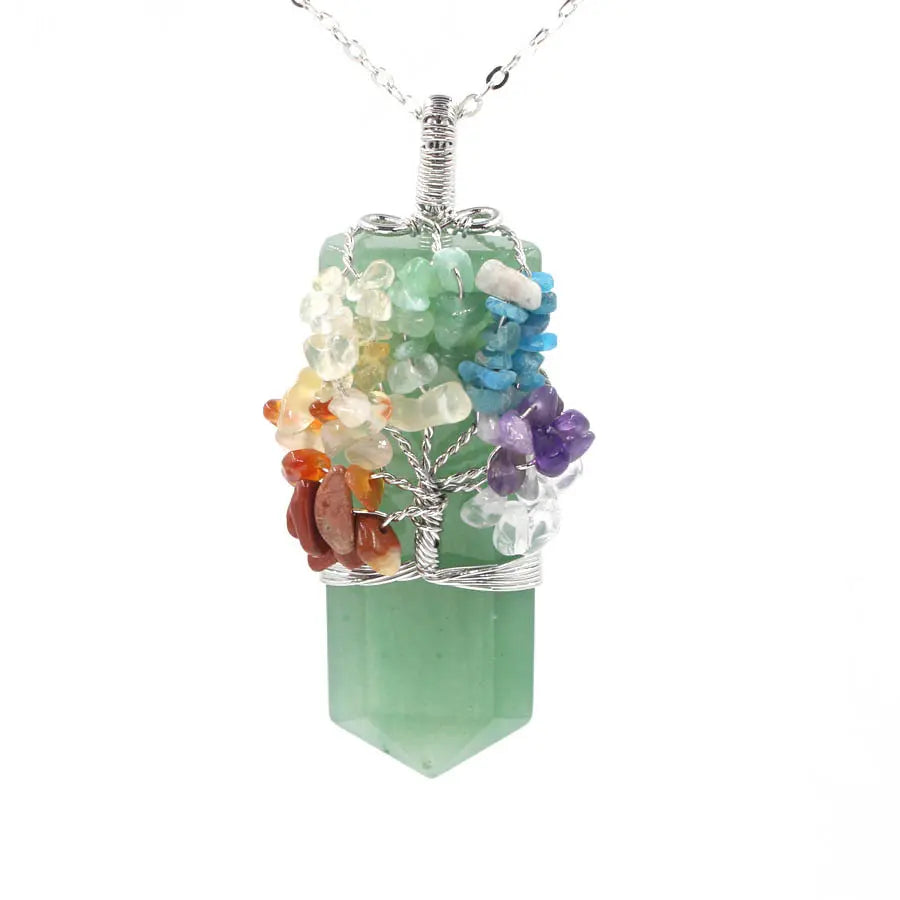 Nature’s Essence Crystal Necklace – A Fusion of Beauty & Energy Gems Ritual