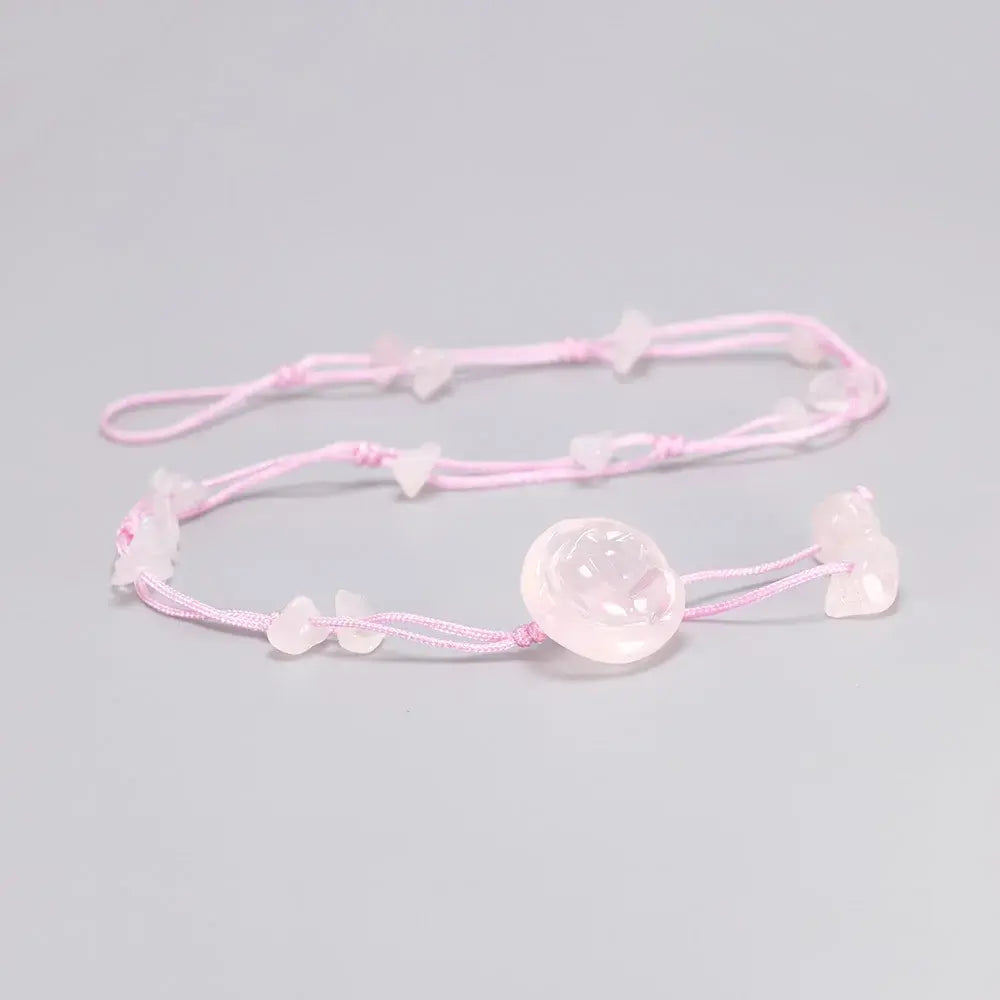 A Chic Crystal Anklet Infused with Healing Energy Gems Ritual