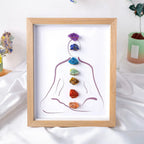 Healing Crystal Figurine – Seven Chakra Balance Decor - Gems Ritual