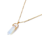 Hexagon Healing Crystal Necklace – Timeless Energy Jewelry Piece Gems Ritual