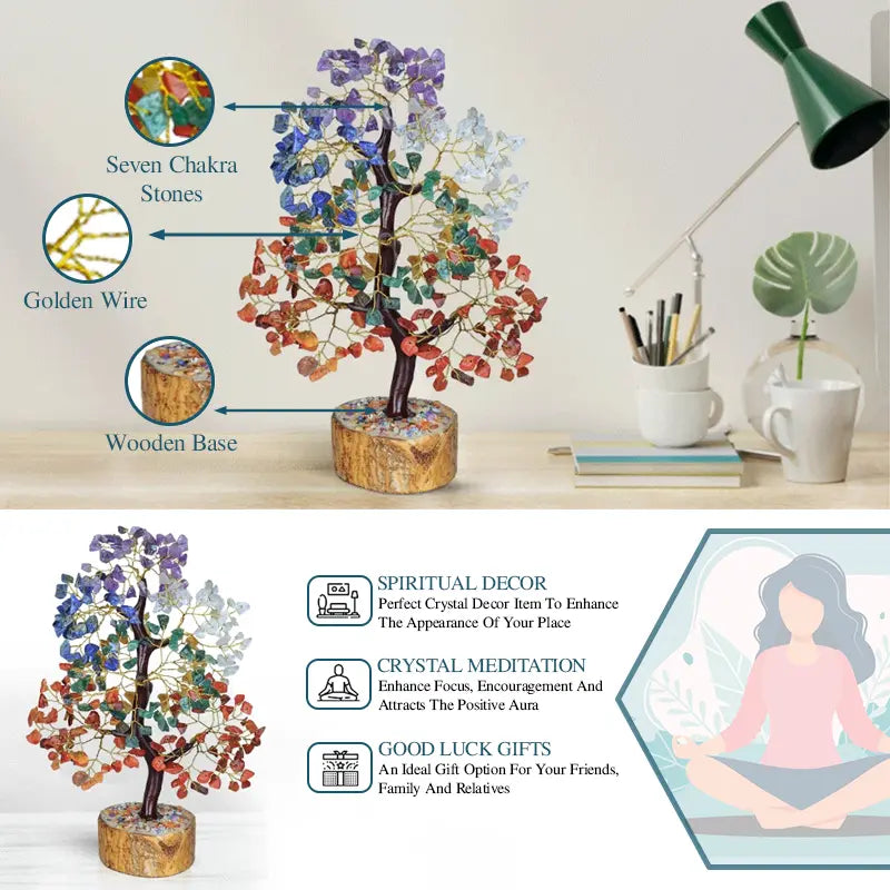 Tree of Life Crystal Decor – Energy & Elegance for Your Space - Gems Ritual