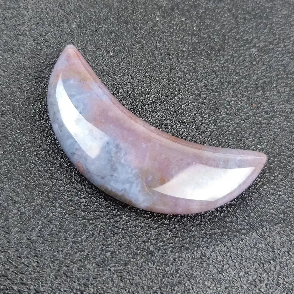 Hand Stone Massage Tool – Crescent Shape for Relaxation - Gems Ritual