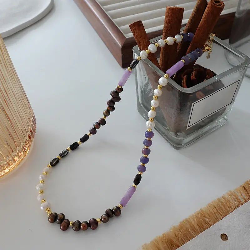 Bohemian Gemstone & Pearl Necklace – A Unique Blend of Color, Energy, and Style Gems Ritual