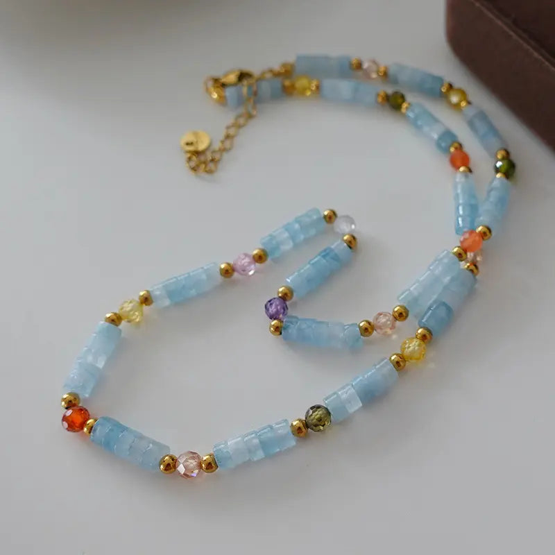 Bohemian Gemstone & Pearl Necklace – A Unique Blend of Color, Energy, and Style Gems Ritual