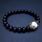 Royal Crown Gemstone Bracelet – Natural Stone Beads Gems Ritual