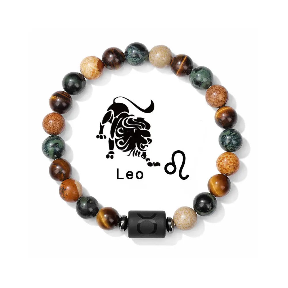 Unisex Zodiac Energy Bracelet Gems Ritual