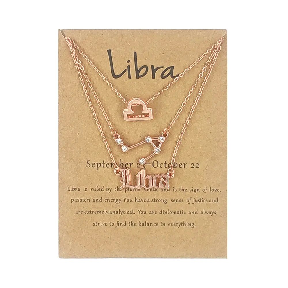 Birthstone Necklaces – Modern Design with Astrological Charms - Gems Ritual