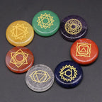 Feng Shui Chakra Gems Set – Healing Energy Crystals for Meditation Gems Ritual