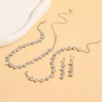 Radiant Crystal Jewelry Set for a Touch of Classic Glamour - Gems Ritual