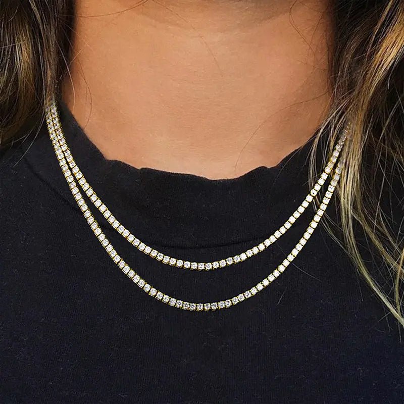 Luxurious Zircon Necklace and Bracelet Set - Gems Ritual