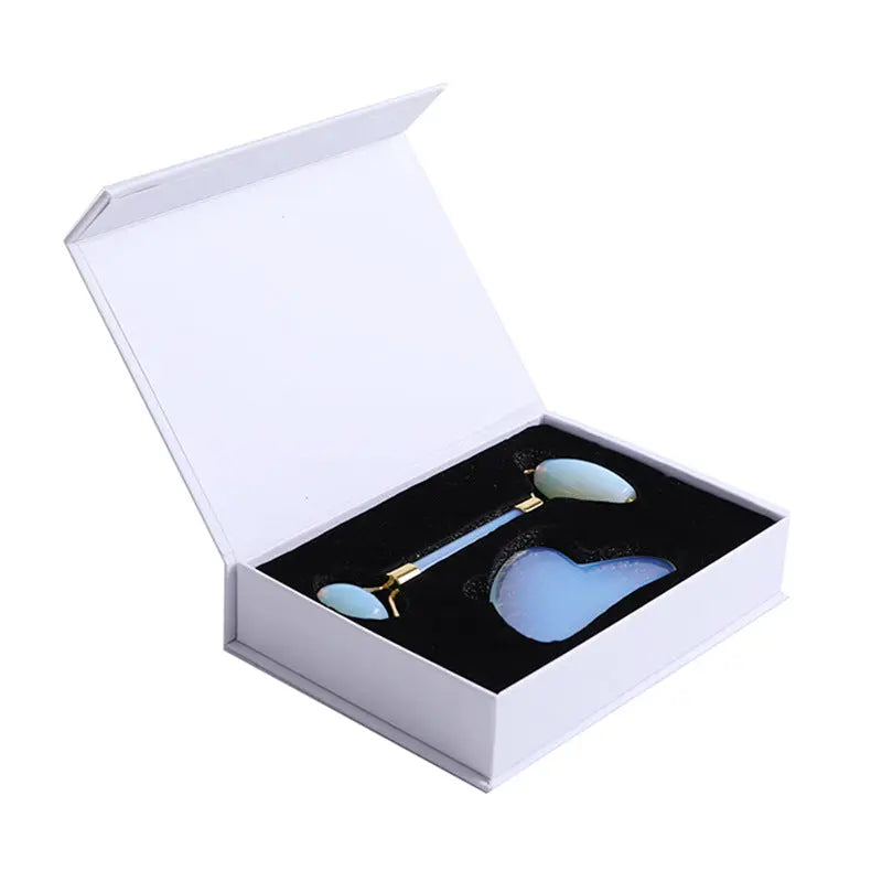 Tranquil Jade Roller Set – Enhance Your Natural Glow - Gems Ritual