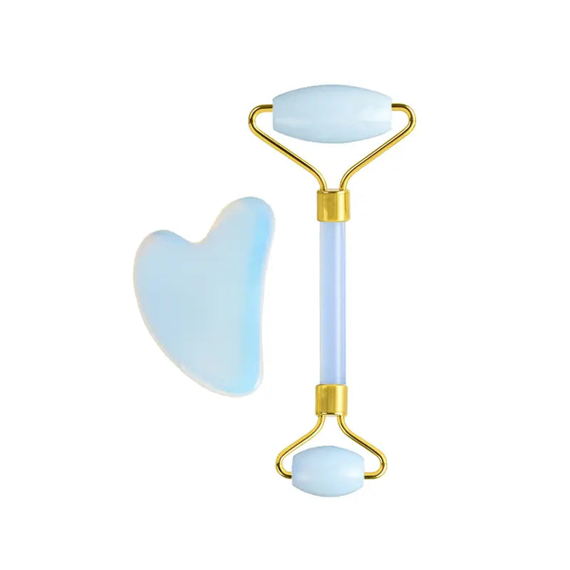 Tranquil Jade Roller Set – Enhance Your Natural Glow - Gems Ritual