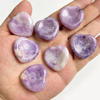 Hand Stone Massage - Amethyst & Aventurine & Crystal & Opal