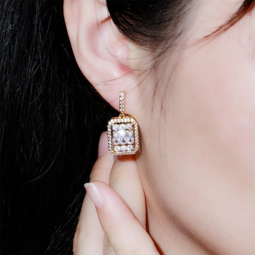 Geometric zircon jewelry set - Gems Ritual