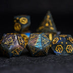 Natural Elongated Stone Running Ball Dice Gems Ritual