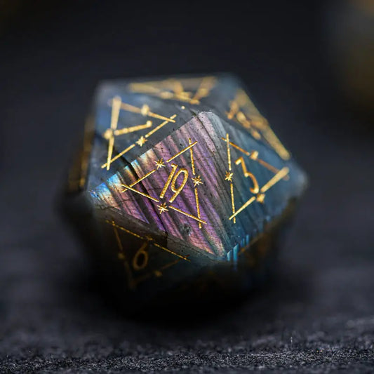 Natural Elongated Stone Running Ball Dice Gems Ritual