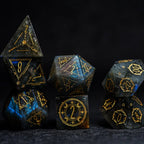 Natural Elongated Stone Running Ball Dice Gems Ritual