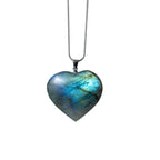 Glowing Moonstone Heart Necklace - Embrace Love & Light Gems Ritual