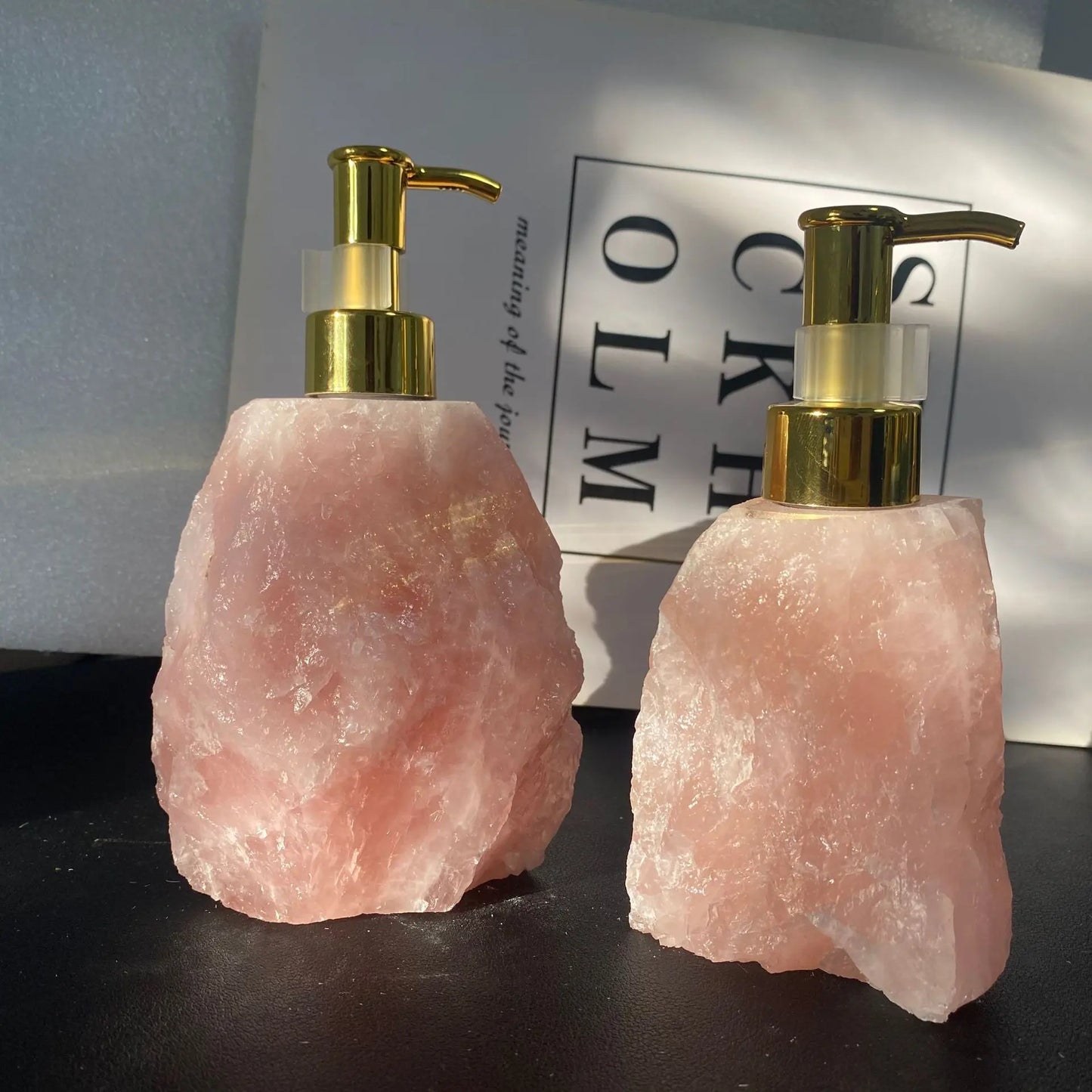 Natural Crystal Stone Bottle