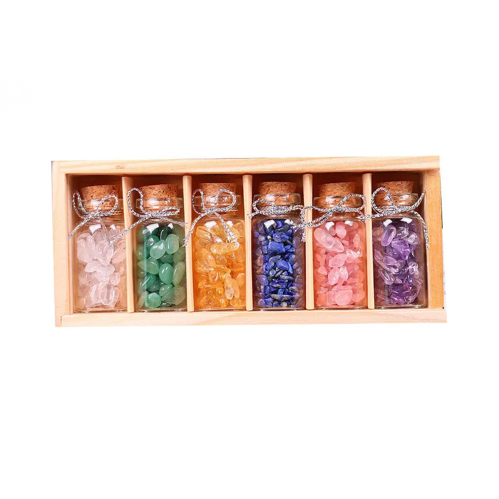 Natural Stone Crystal Energy Kit in Gift Box Gems Ritual