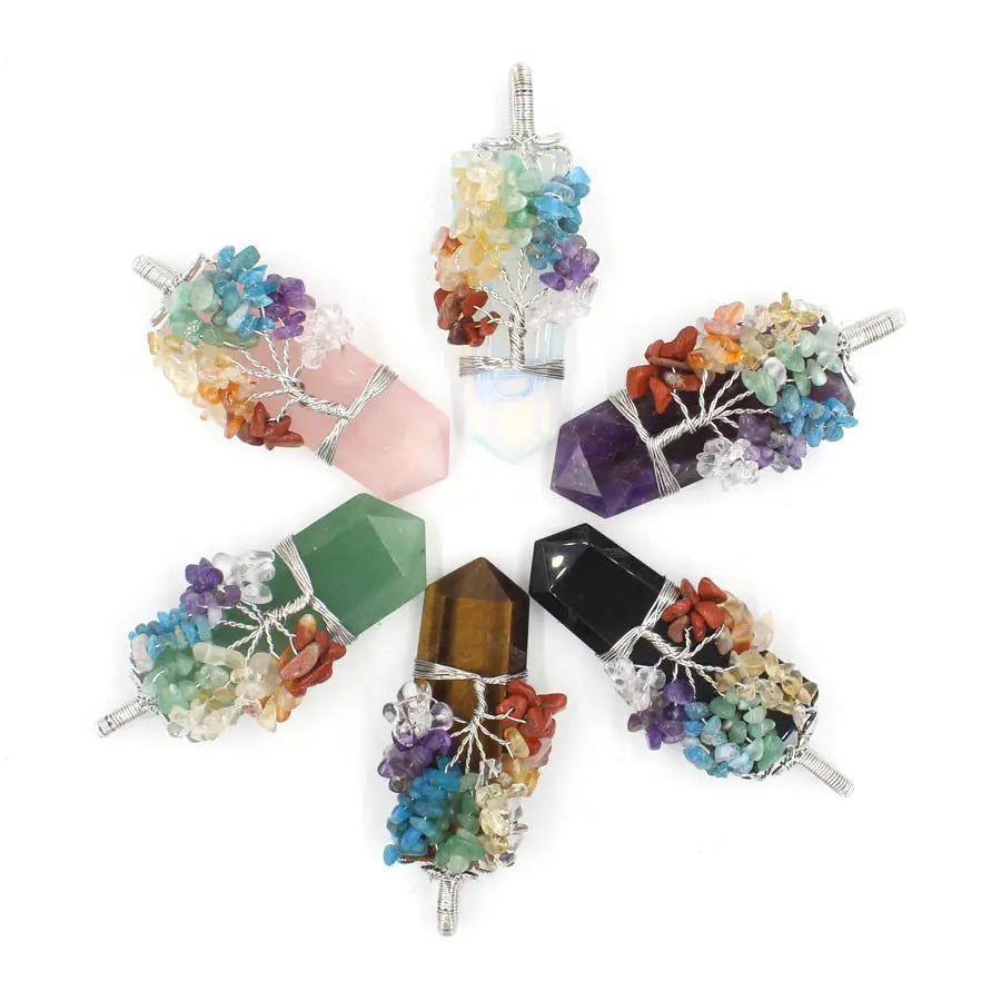 Nature’s Essence Crystal Necklace – A Fusion of Beauty & Energy Gems Ritual