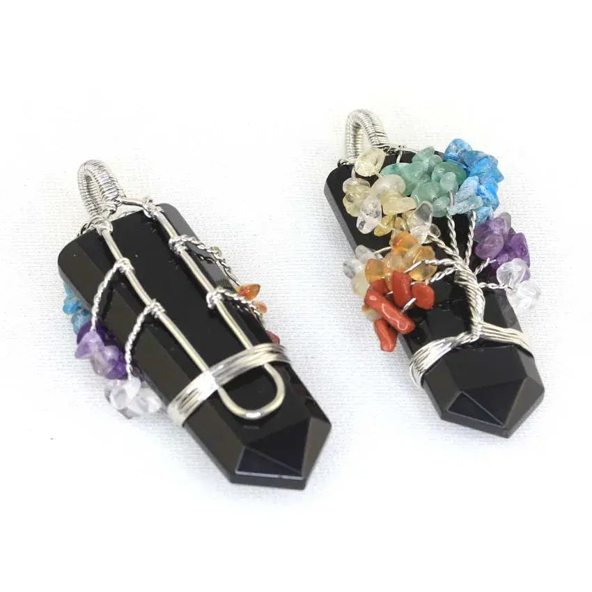 Nature’s Essence Crystal Necklace – A Fusion of Beauty & Energy Gems Ritual