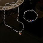 Morganite Jewelry Set – Delicate Waves of Style - Gems Ritual