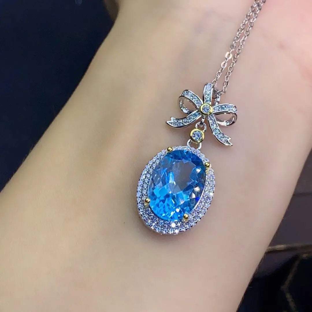 Aurora Blue Topaz Jewelry Set – A Symbol of Love Gems Ritual