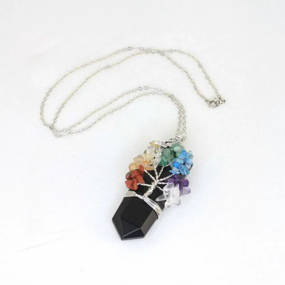 Nature’s Essence Crystal Necklace – A Fusion of Beauty & Energy Gems Ritual