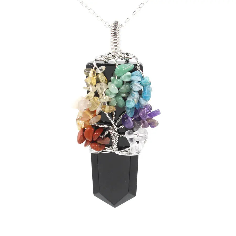 Nature’s Essence Crystal Necklace – A Fusion of Beauty & Energy Gems Ritual