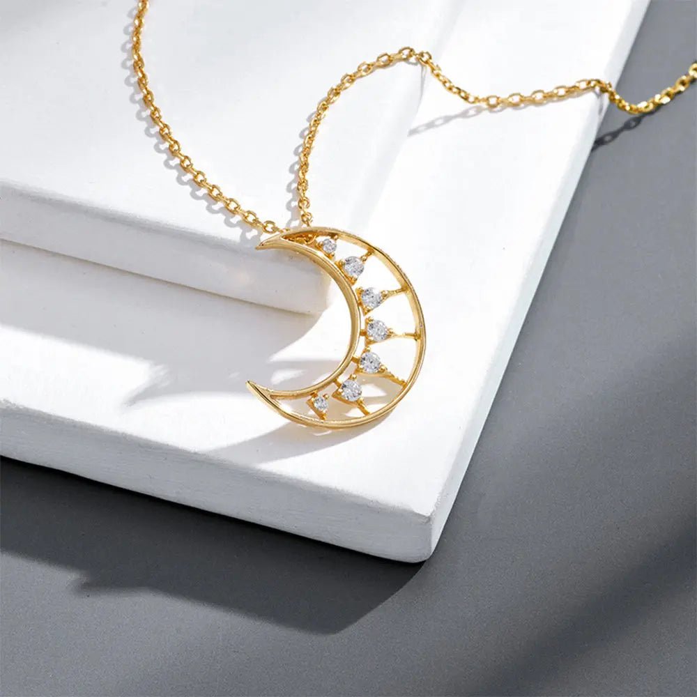 Mystic Moon Zircon Jewelry Set: Cosmic Beauty for Every Occasion - Gems Ritual