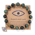 Unisex Agate Bead Bracelet – Elegance with a Touch of Energy - Gems Ritual