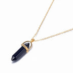 Hexagon Healing Crystal Necklace – Timeless Energy Jewelry Piece Gems Ritual