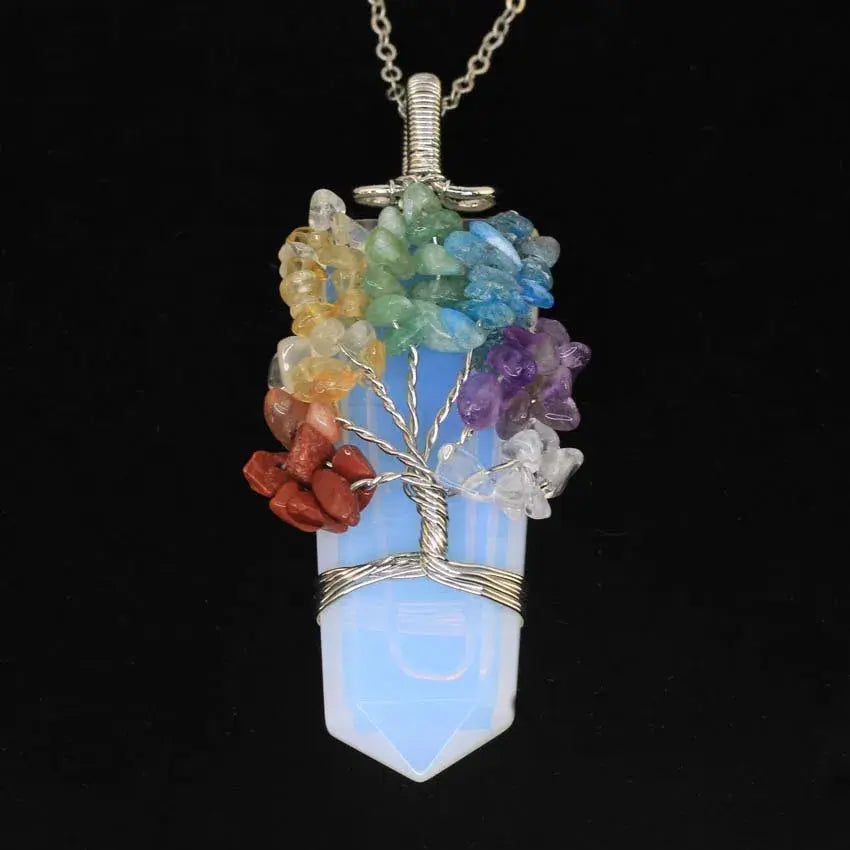 Nature’s Essence Crystal Necklace – A Fusion of Beauty & Energy Gems Ritual
