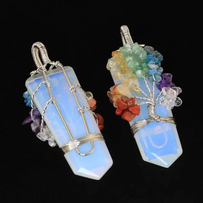 Nature’s Essence Crystal Necklace – A Fusion of Beauty & Energy Gems Ritual